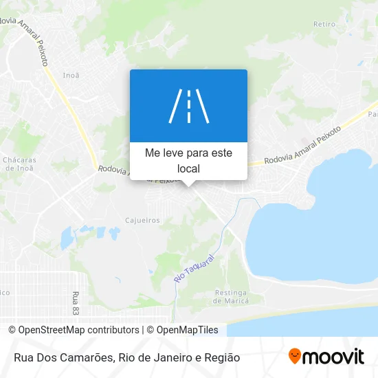 Rua Dos Camarões mapa