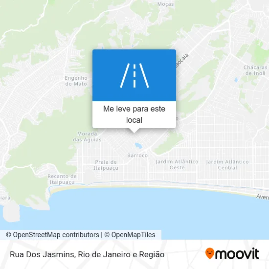 Rua Dos Jasmins mapa