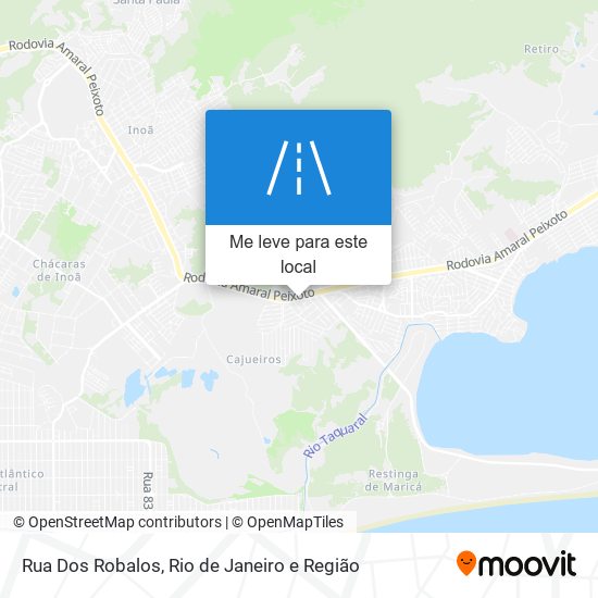 Rua Dos Robalos mapa