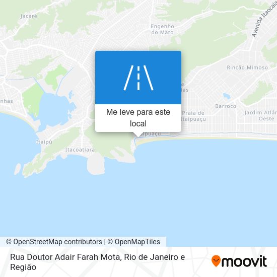 Rua Doutor Adair Farah Mota mapa