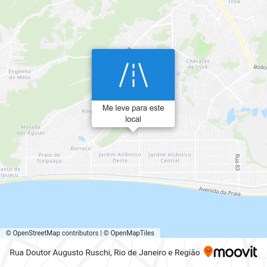 Rua Doutor Augusto Ruschi mapa