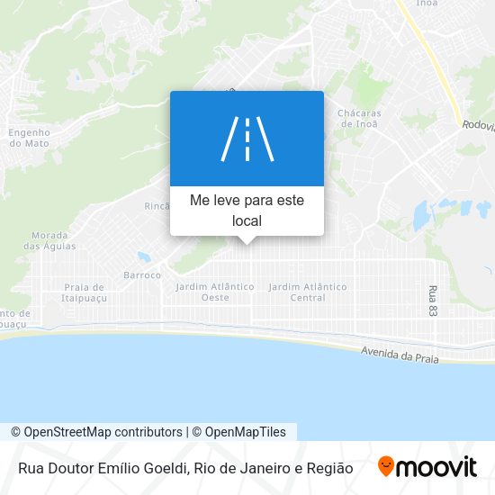 Rua Doutor Emílio Goeldi mapa