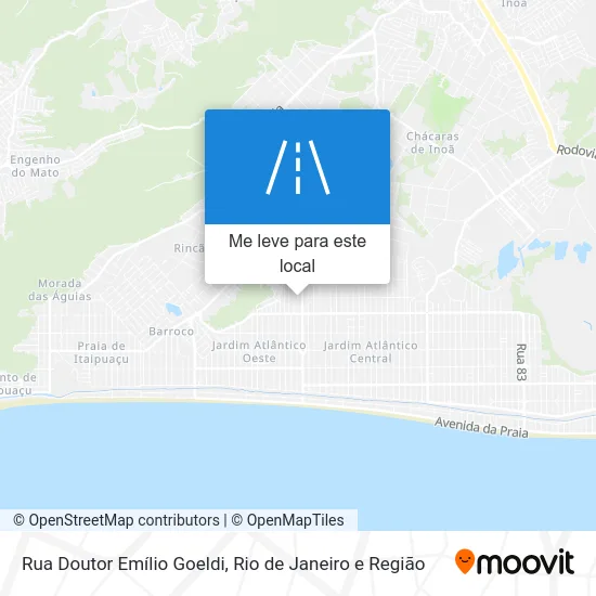 Rua Doutor Emílio Goeldi mapa