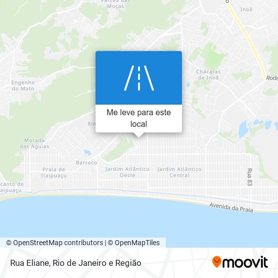 Rua Eliane mapa