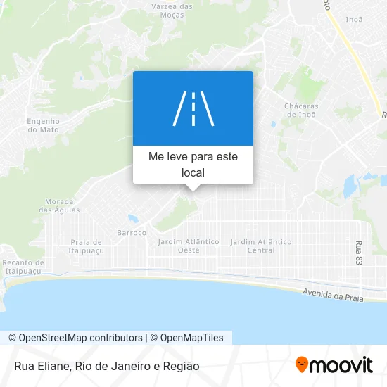 Rua Eliane mapa