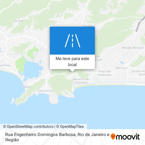 Rua Engenheiro Domingos Barbosa mapa