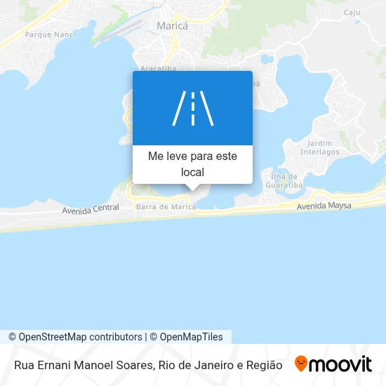 Rua Ernani Manoel Soares mapa