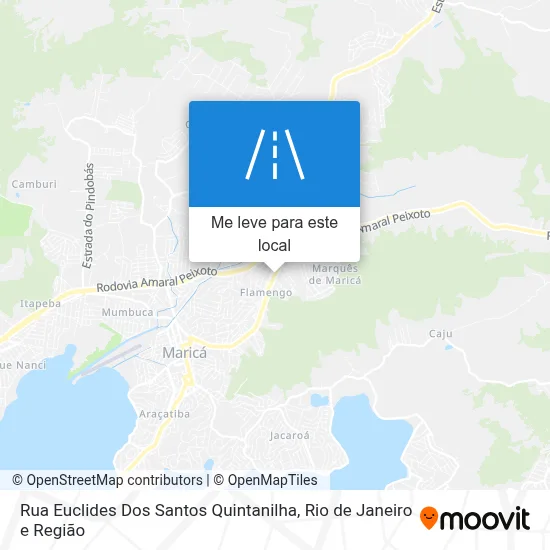 Rua Euclides Dos Santos Quintanilha mapa