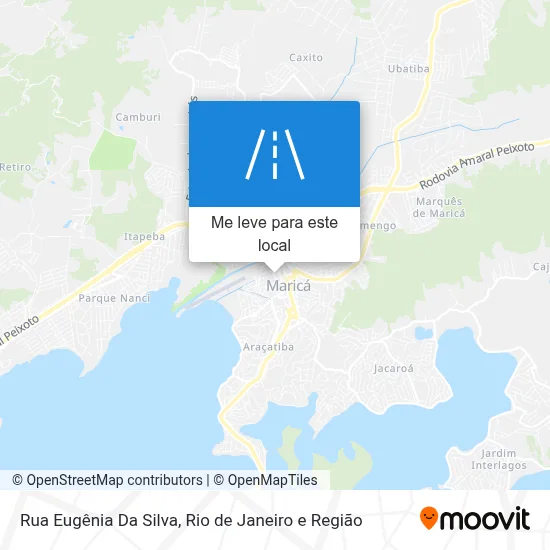 Rua Eugênia Da Silva mapa