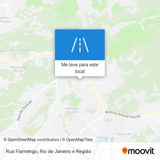 Rua Flamengo mapa