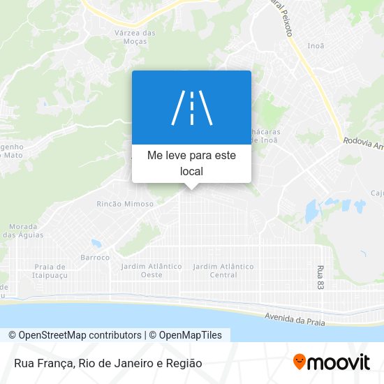 Rua França mapa