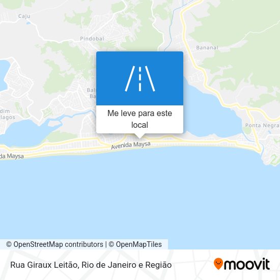 Rua Giraux Leitão mapa