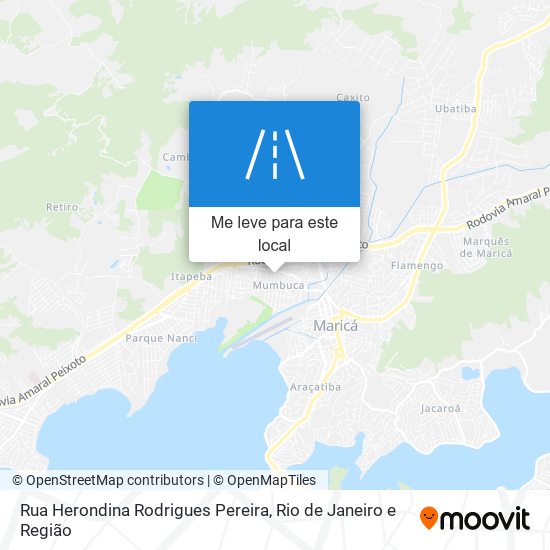 Rua Herondina Rodrigues Pereira mapa