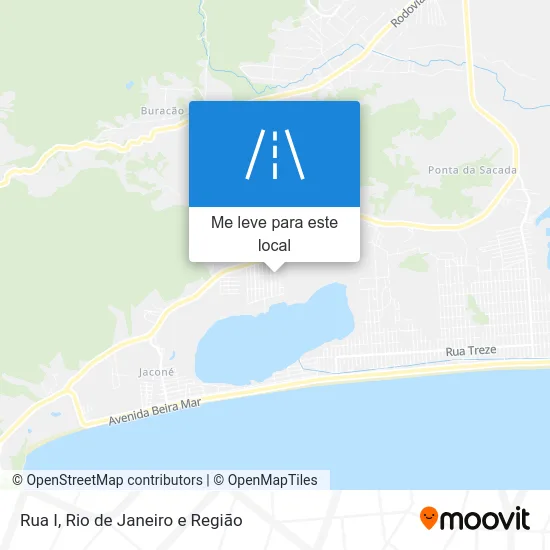 Rua I mapa