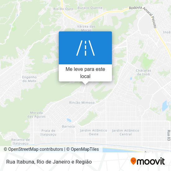 Rua Itabuna mapa