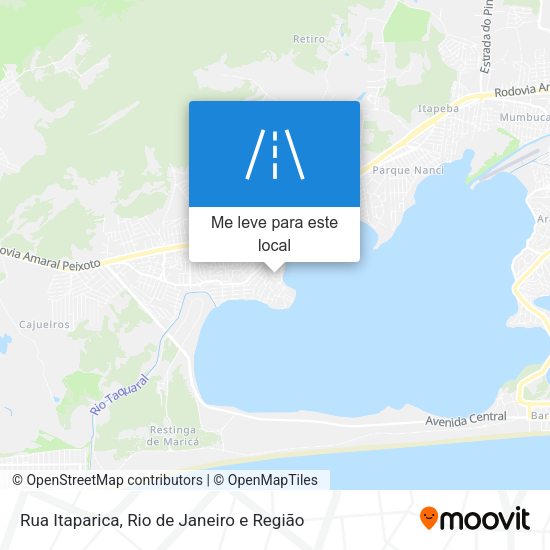 Rua Itaparica mapa