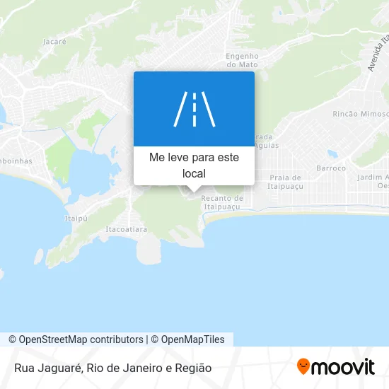 Rua Jaguaré mapa