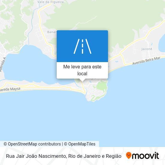 Rua Jair João Nascimento mapa