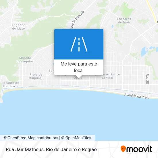 Rua Jair Matheus mapa