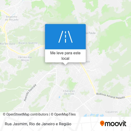 Rua Jasmim mapa