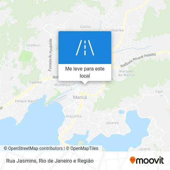 Rua Jasmins mapa