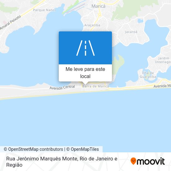 Rua Jerônimo Marquês Monte mapa