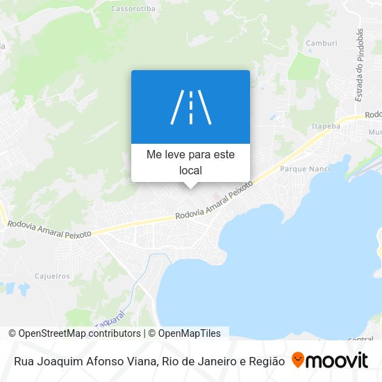 Rua Joaquim Afonso Viana mapa