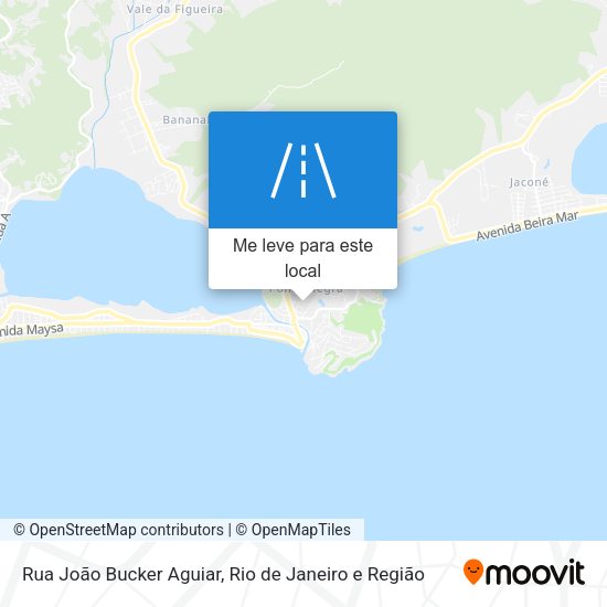 Rua João Bucker Aguiar mapa