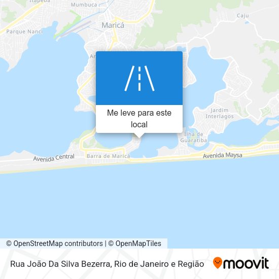 Rua João Da Silva Bezerra mapa