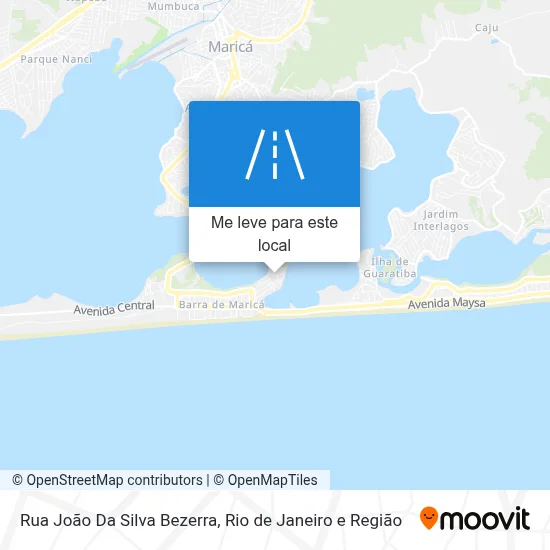 Rua João Da Silva Bezerra mapa