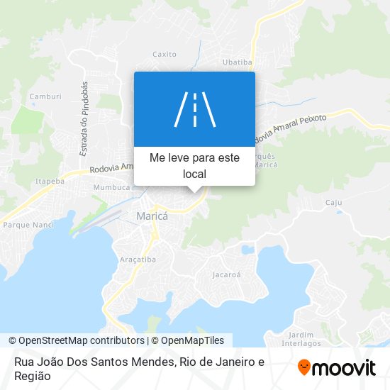 Rua João Dos Santos Mendes mapa