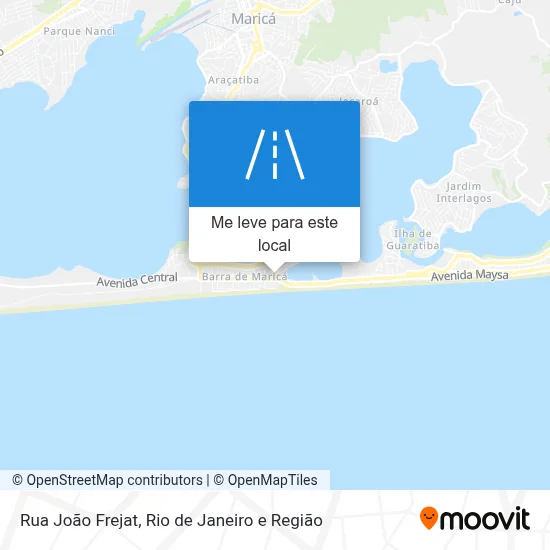 Rua João Frejat mapa