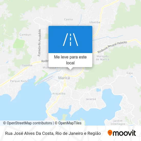 Rua José Alves Da Costa mapa