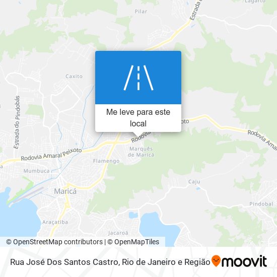 Rua José Dos Santos Castro mapa