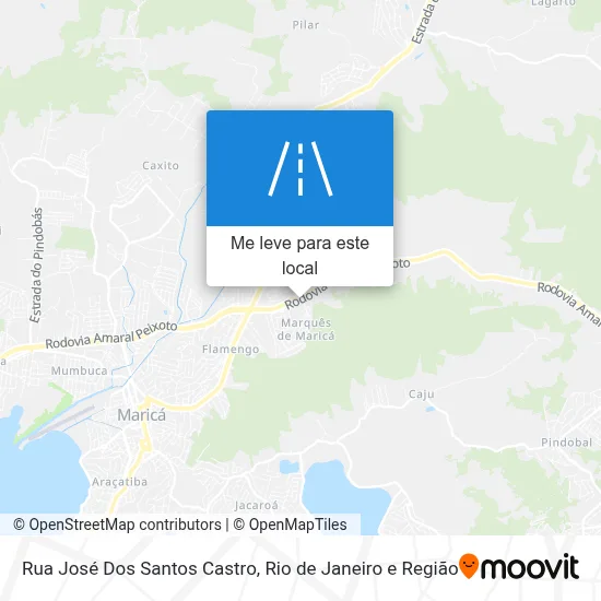 Rua José Dos Santos Castro mapa