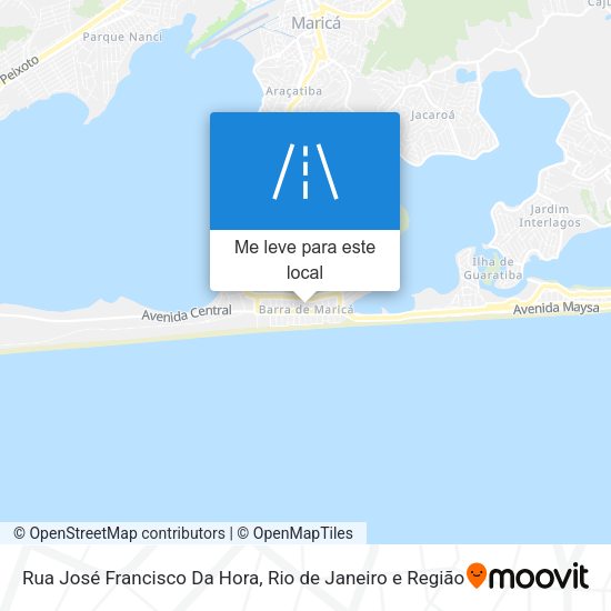 Rua José Francisco Da Hora mapa