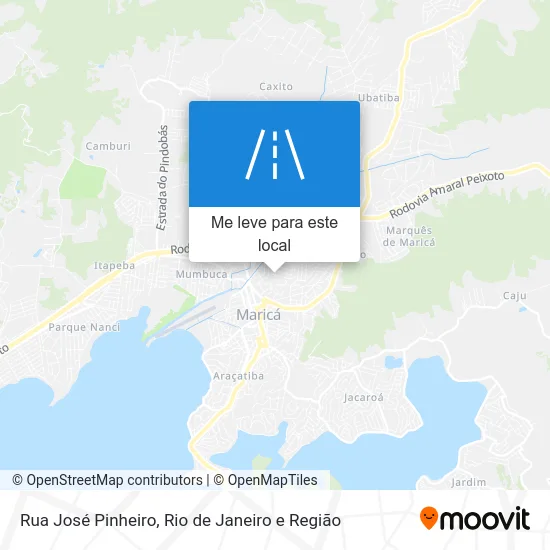 Rua José Pinheiro mapa
