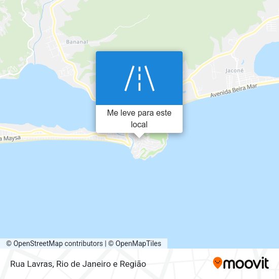 Rua Lavras mapa