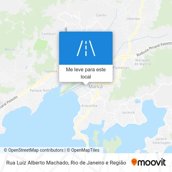 Rua Luiz Alberto Machado mapa