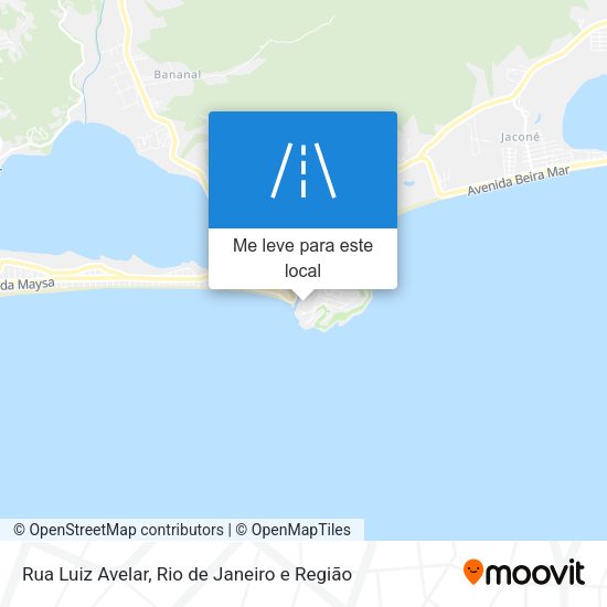 Rua Luiz Avelar mapa