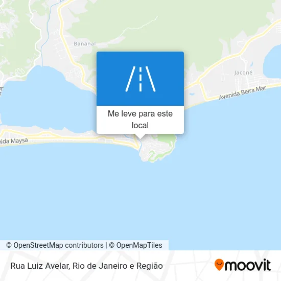 Rua Luiz Avelar mapa