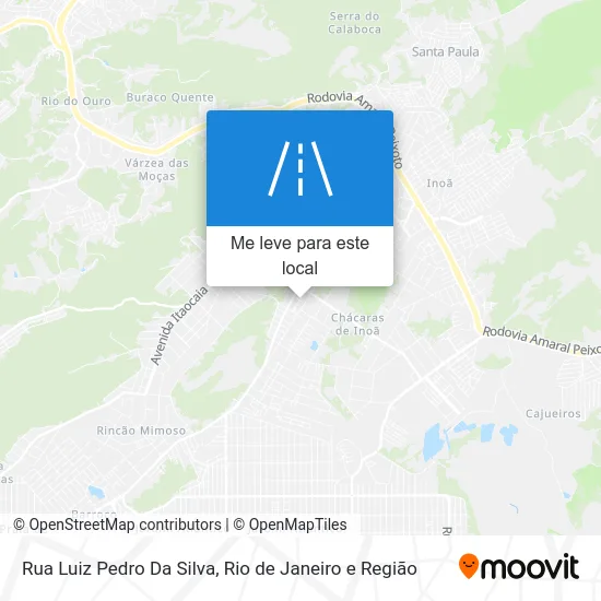 Rua Luiz Pedro Da Silva mapa