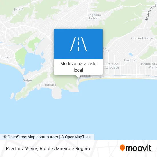 Rua Luiz Vieira mapa
