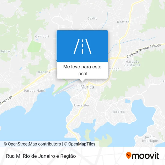 Rua M mapa