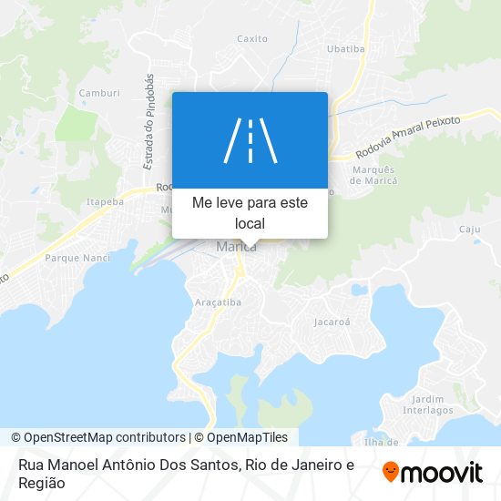 Rua Manoel Antônio Dos Santos mapa