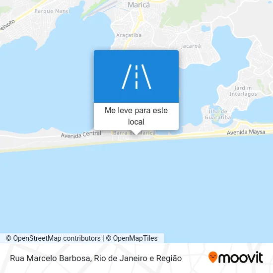 Rua Marcelo Barbosa mapa