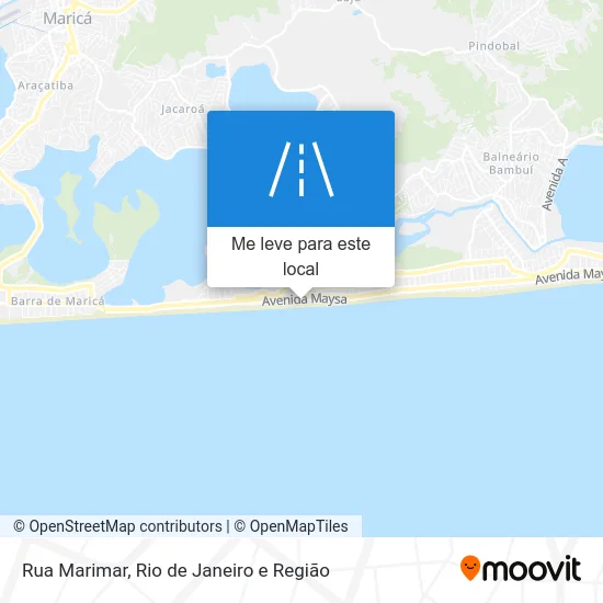 Rua Marimar mapa