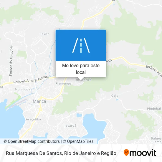 Rua Marquesa De Santos mapa
