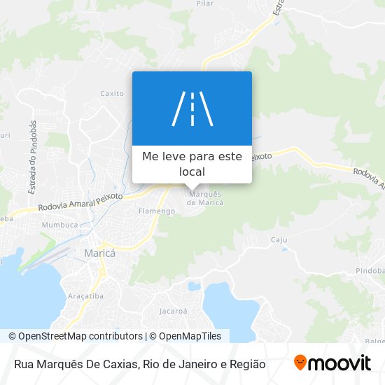 Rua Marquês De Caxias mapa