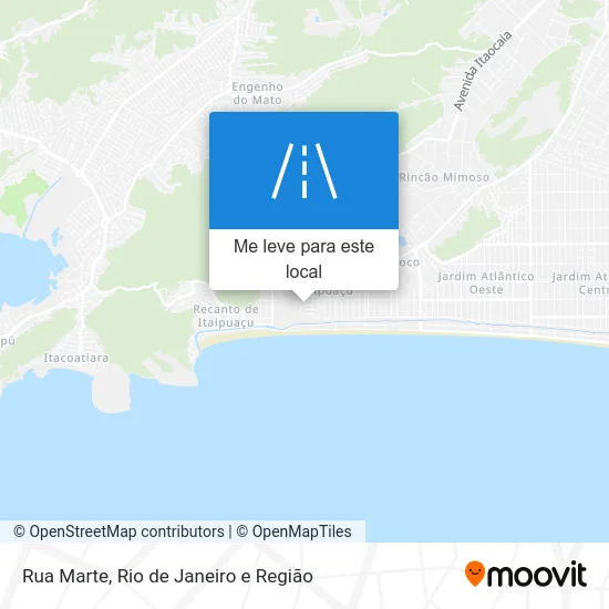 Rua Marte mapa